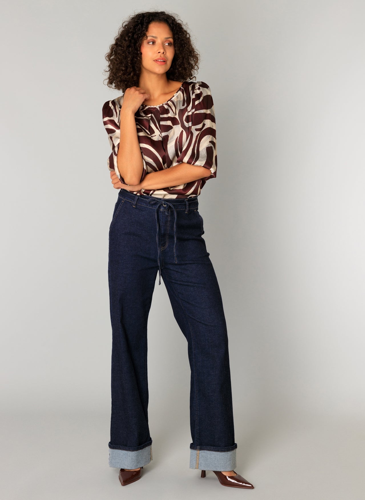 Clara | Dark Bordeaux/Multi