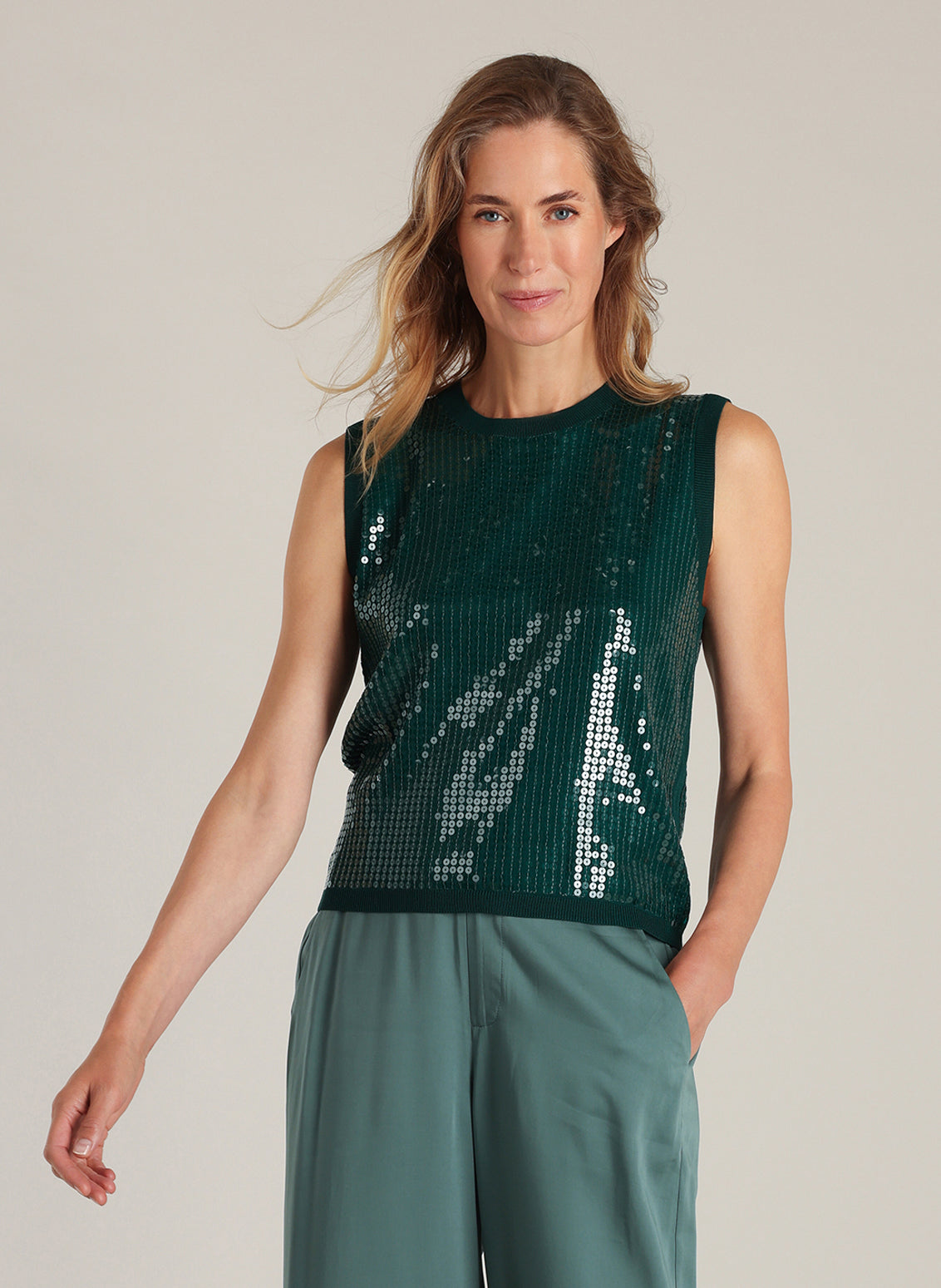 Delmira | Teal Green