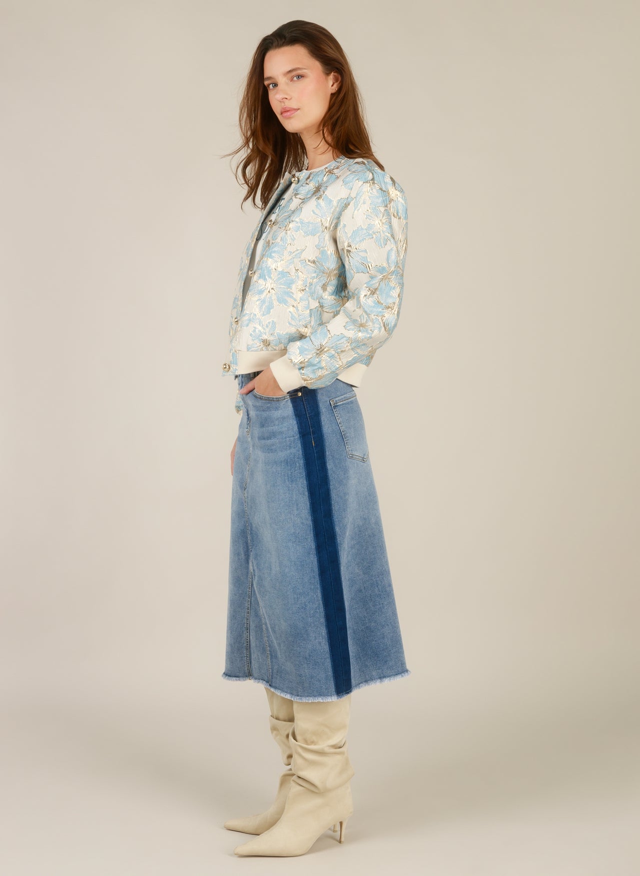 Iris | Bleach Blue Denim