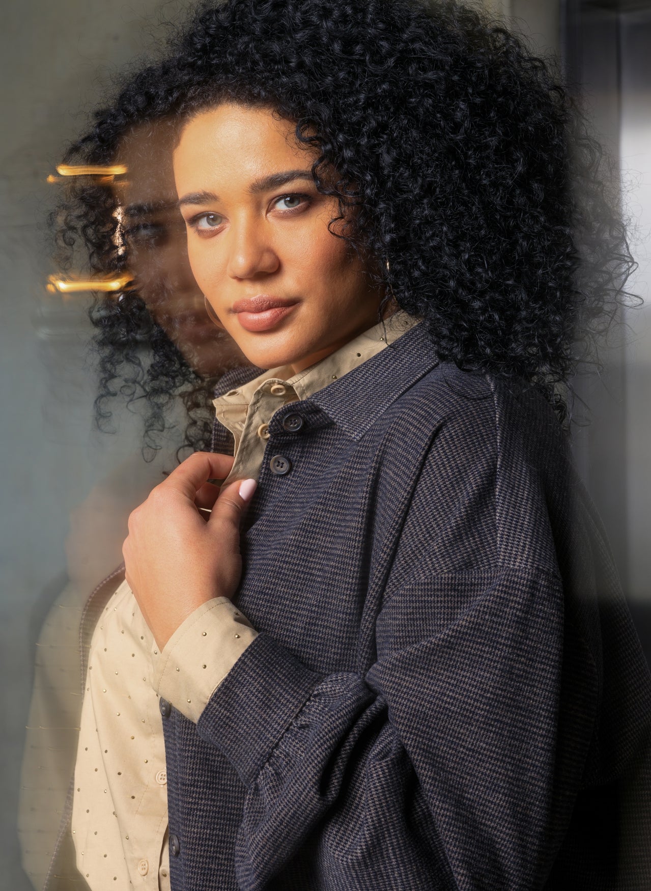 Robbie Essential | Dunkelblau/Melange