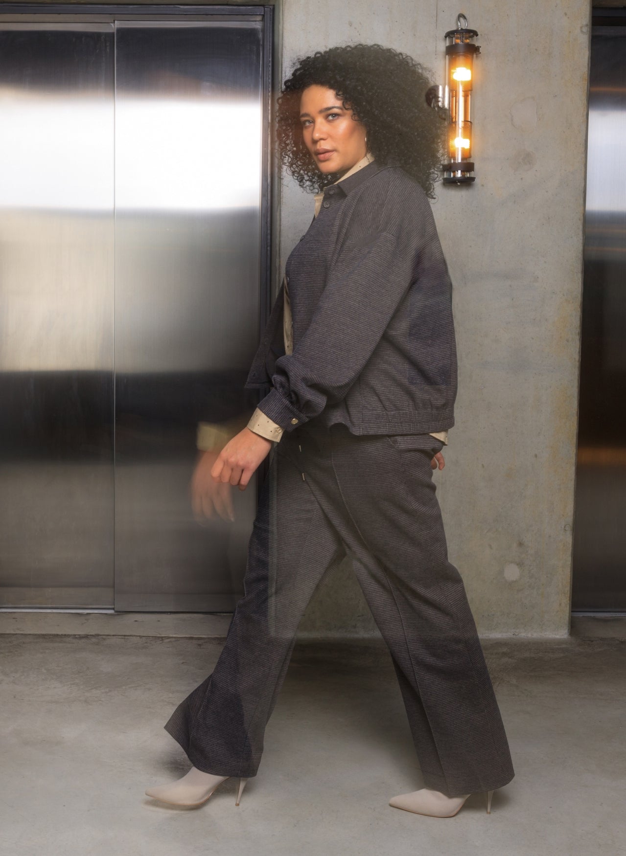 Robbie Essential | Dunkelblau/Melange