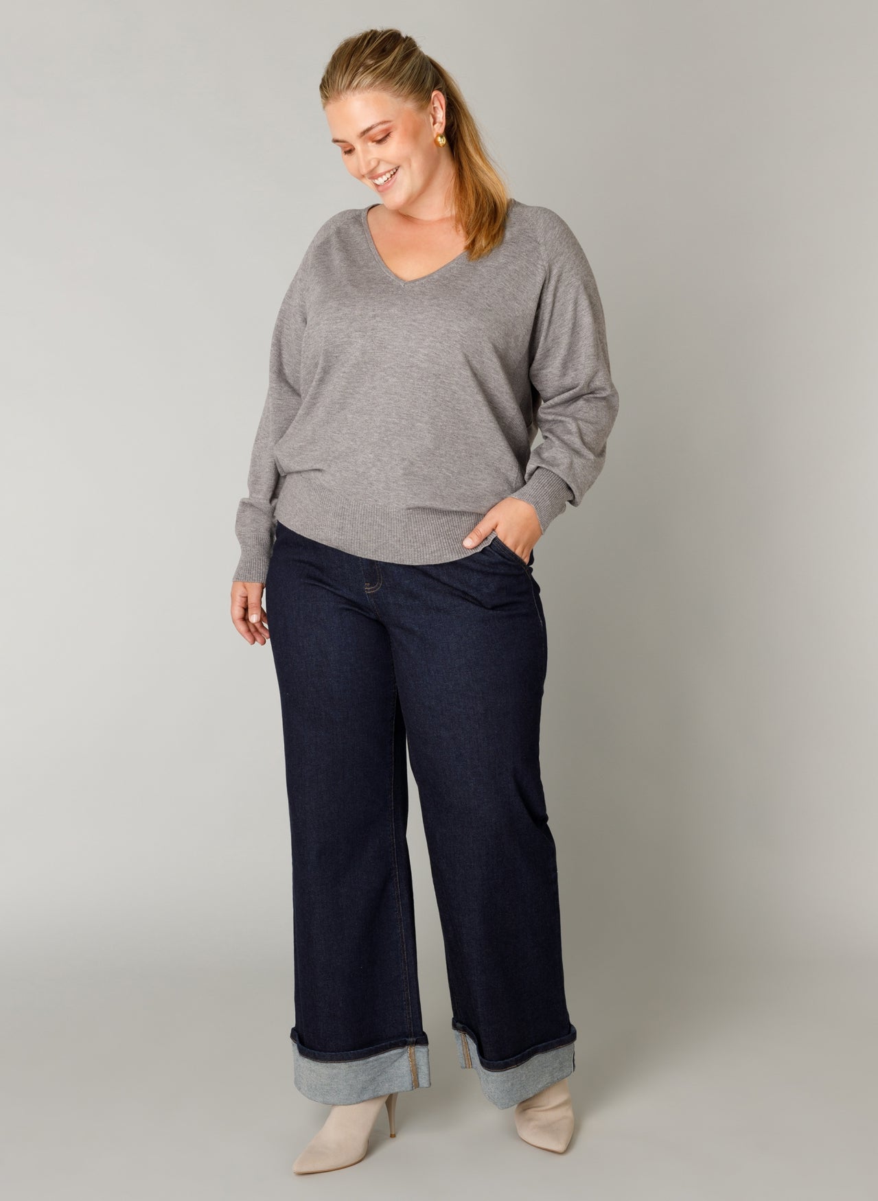 Francesca | Hellgrau/Melange