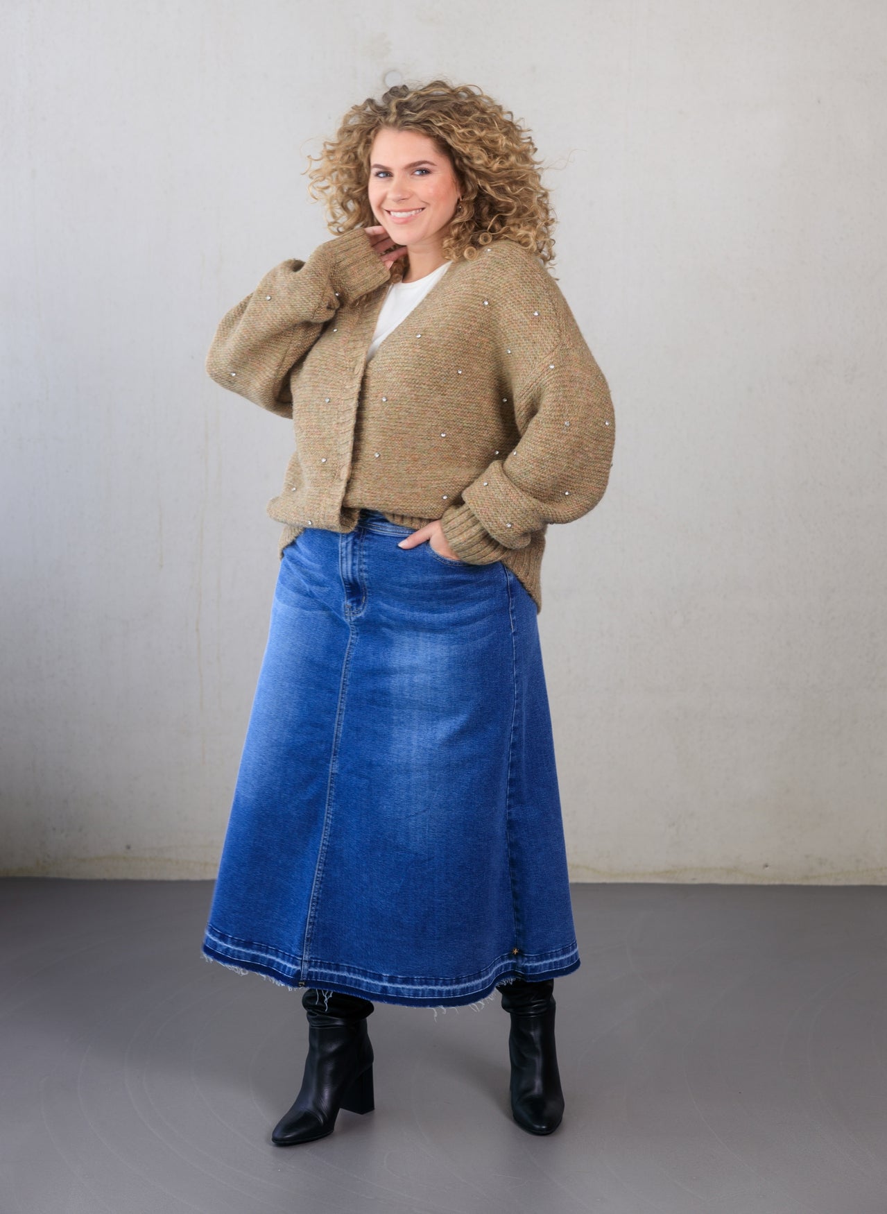 Ginny | Soft Taupe/Melange