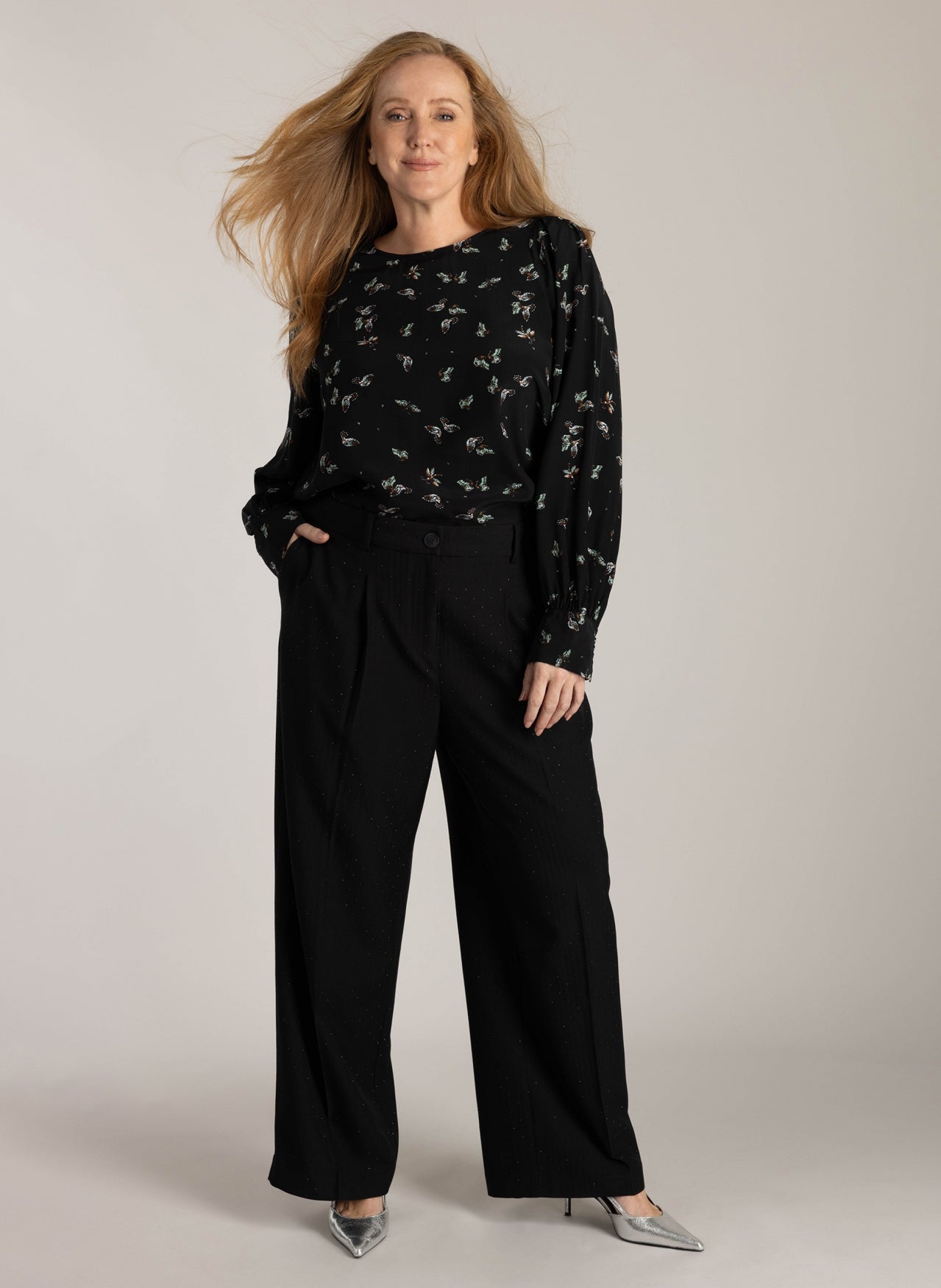 Hanika | Black Multi Colour