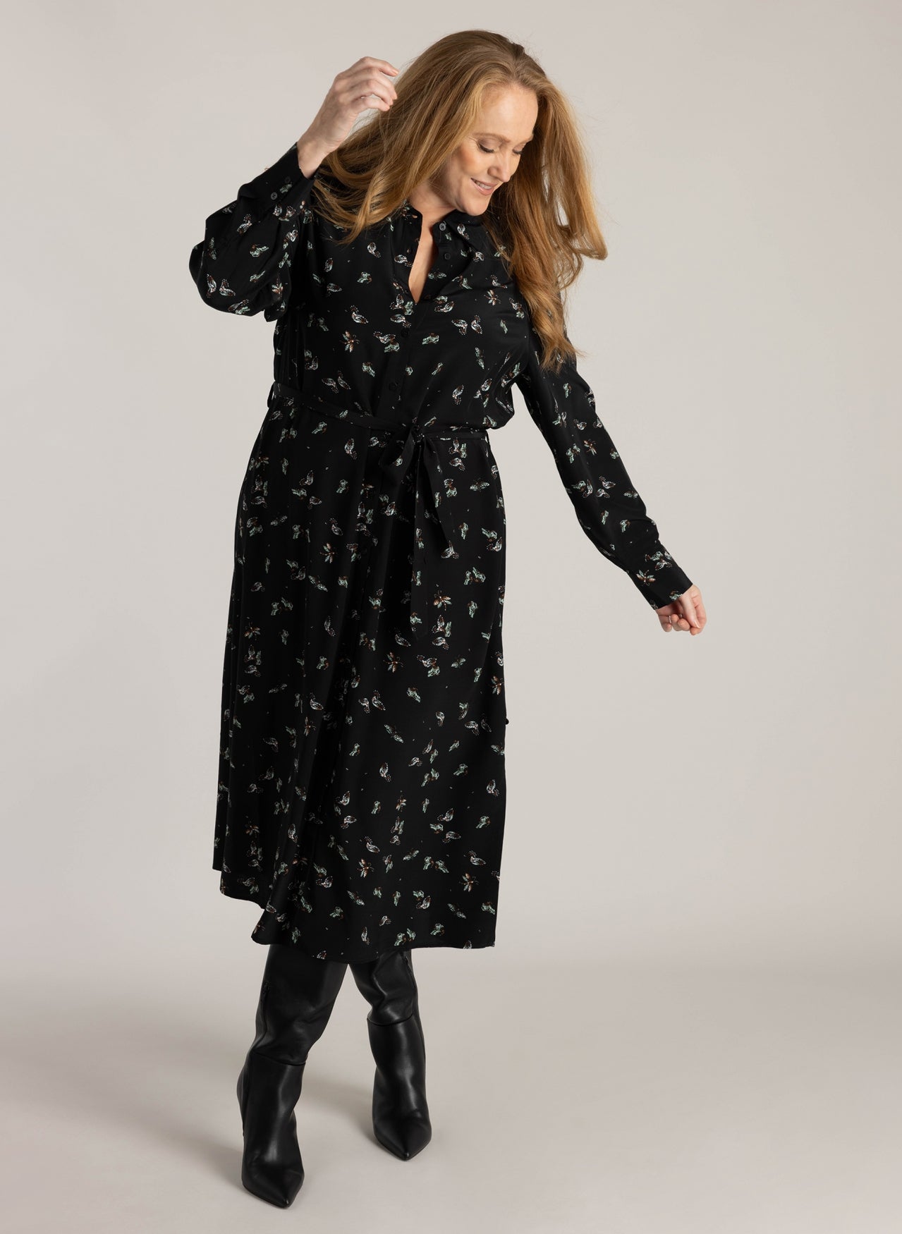 Hanna | Black/Multi-Colour