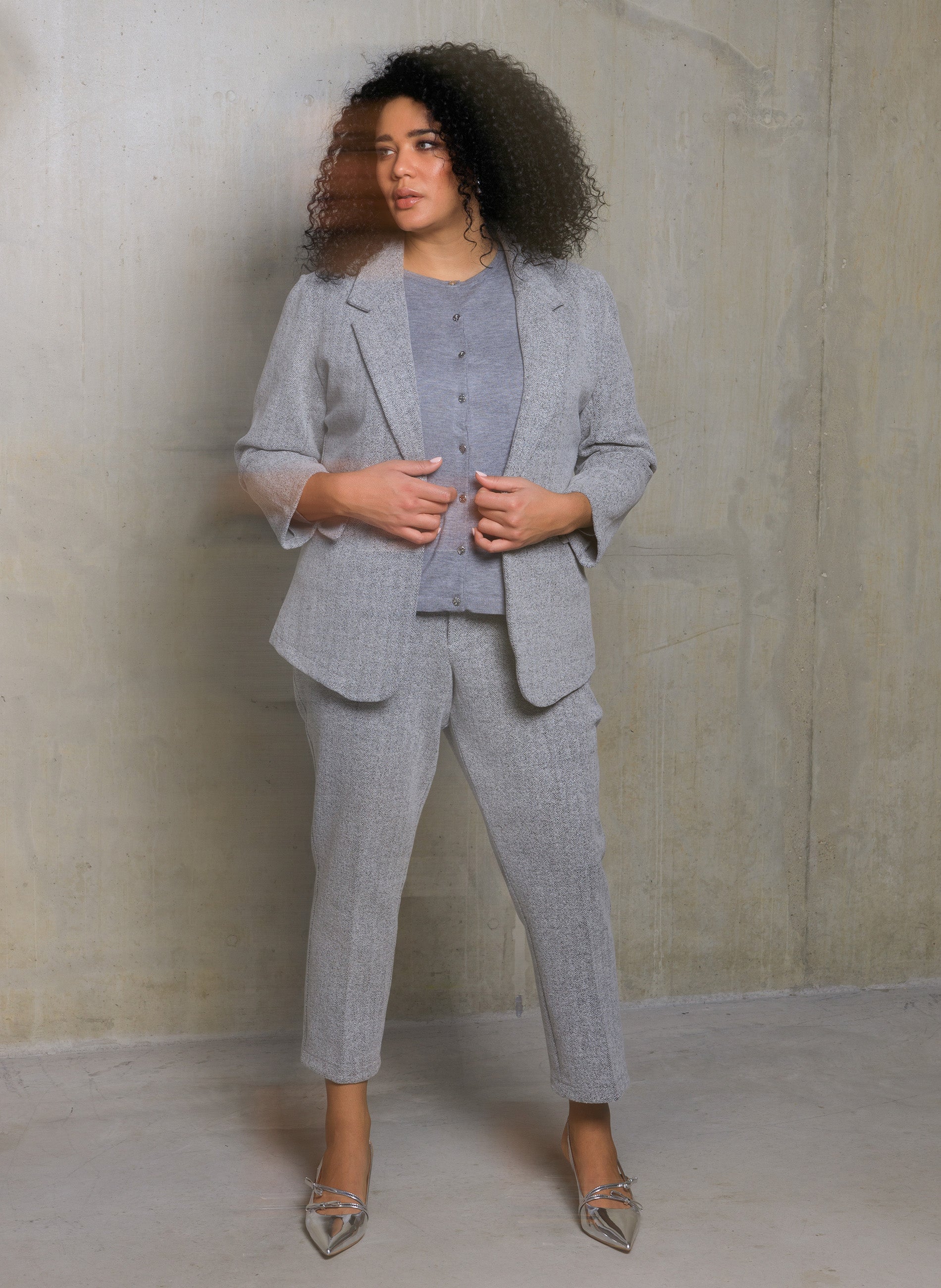 Franzi | Silbergrau/Melange