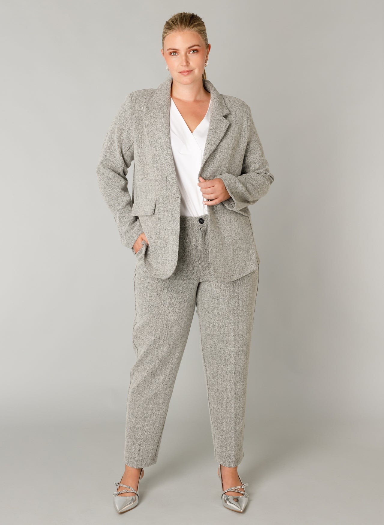 Fredrika | Silbergrau/Melange