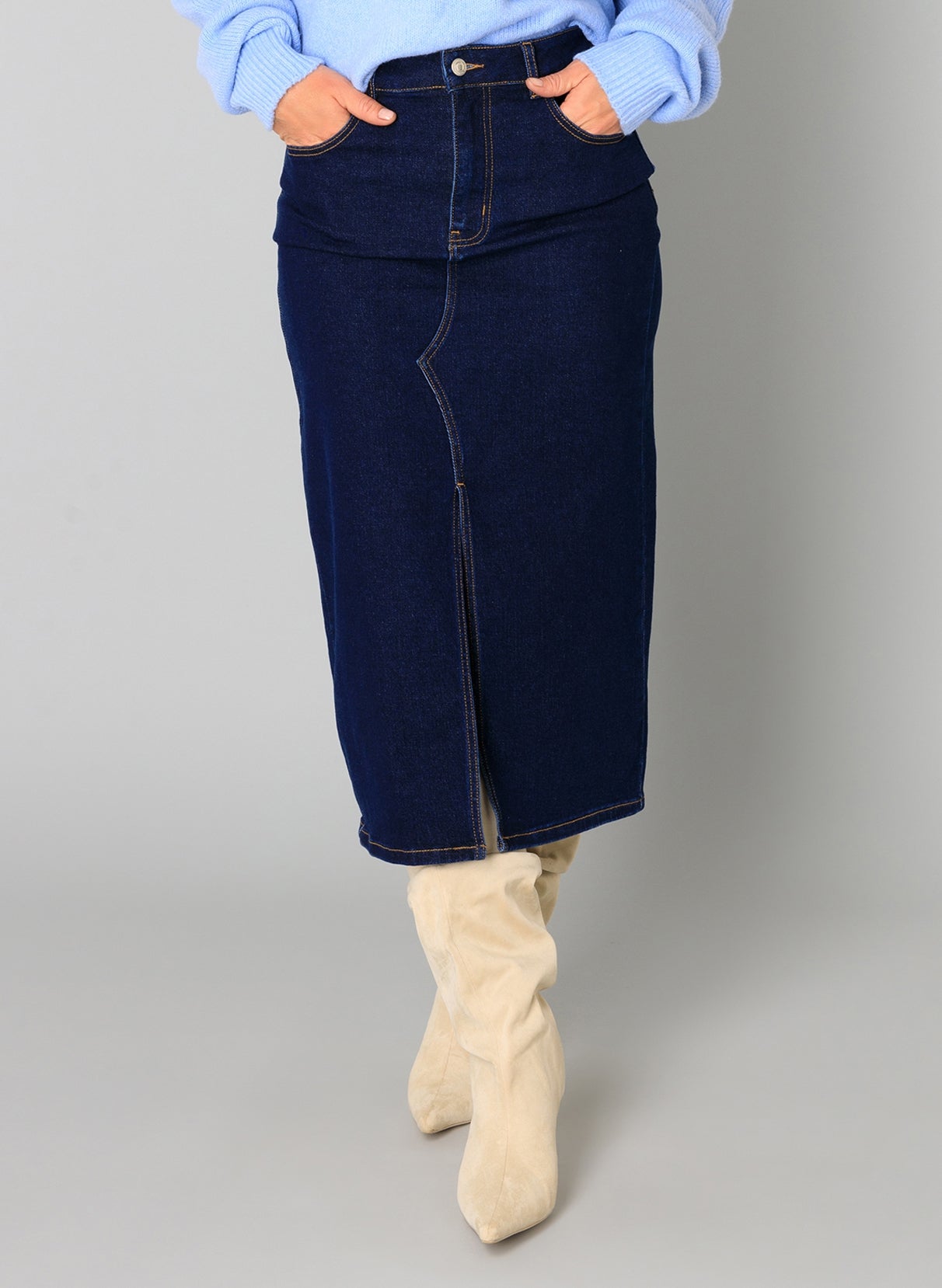 Barbara | Dunkelblauer Denim