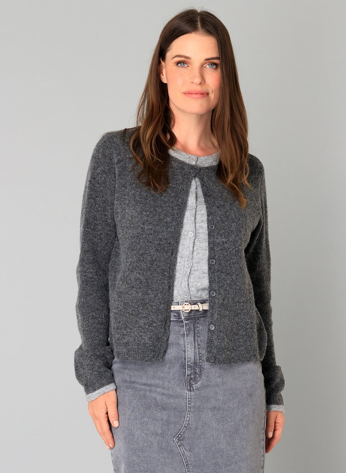 Brandi | Dunkelgrau/Melange