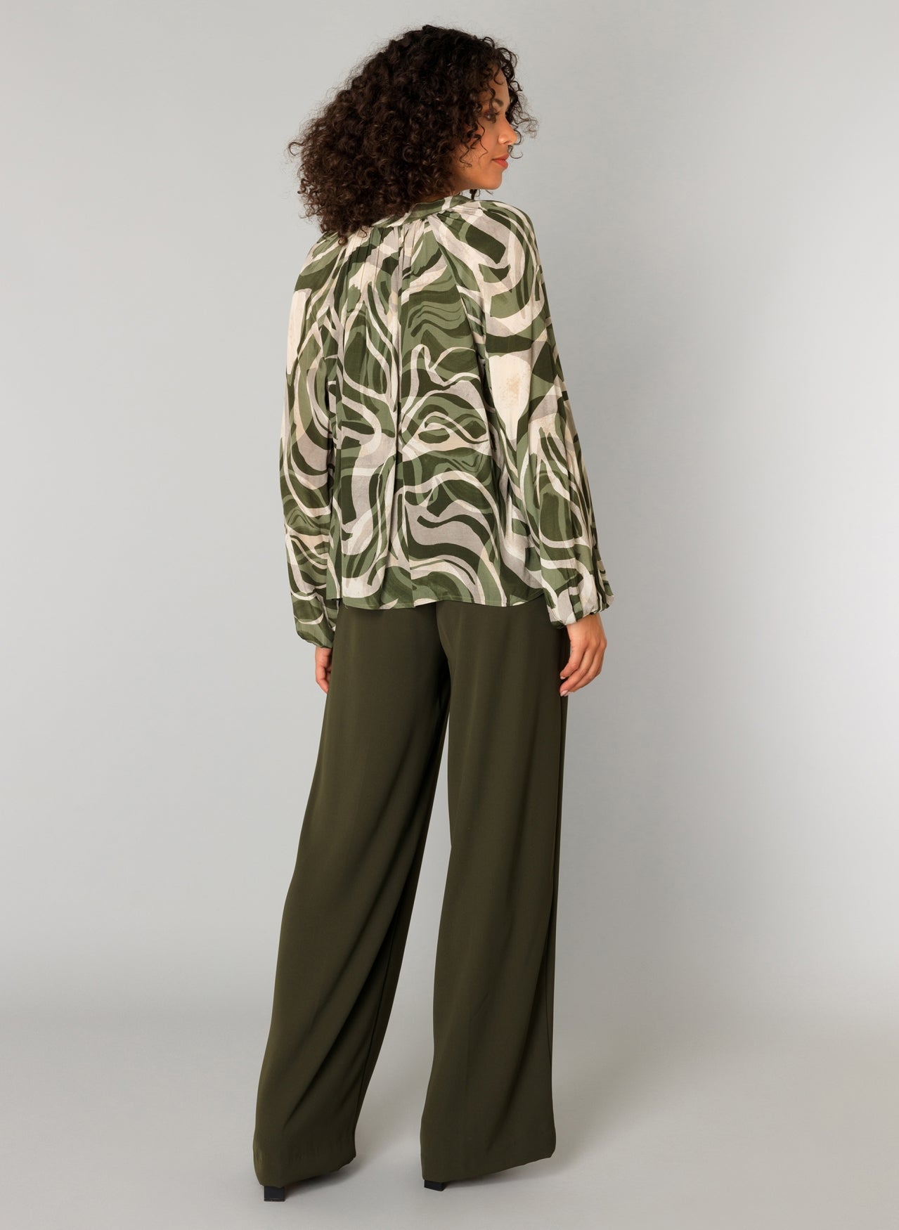 Carmen | Army Green/Multi-Col