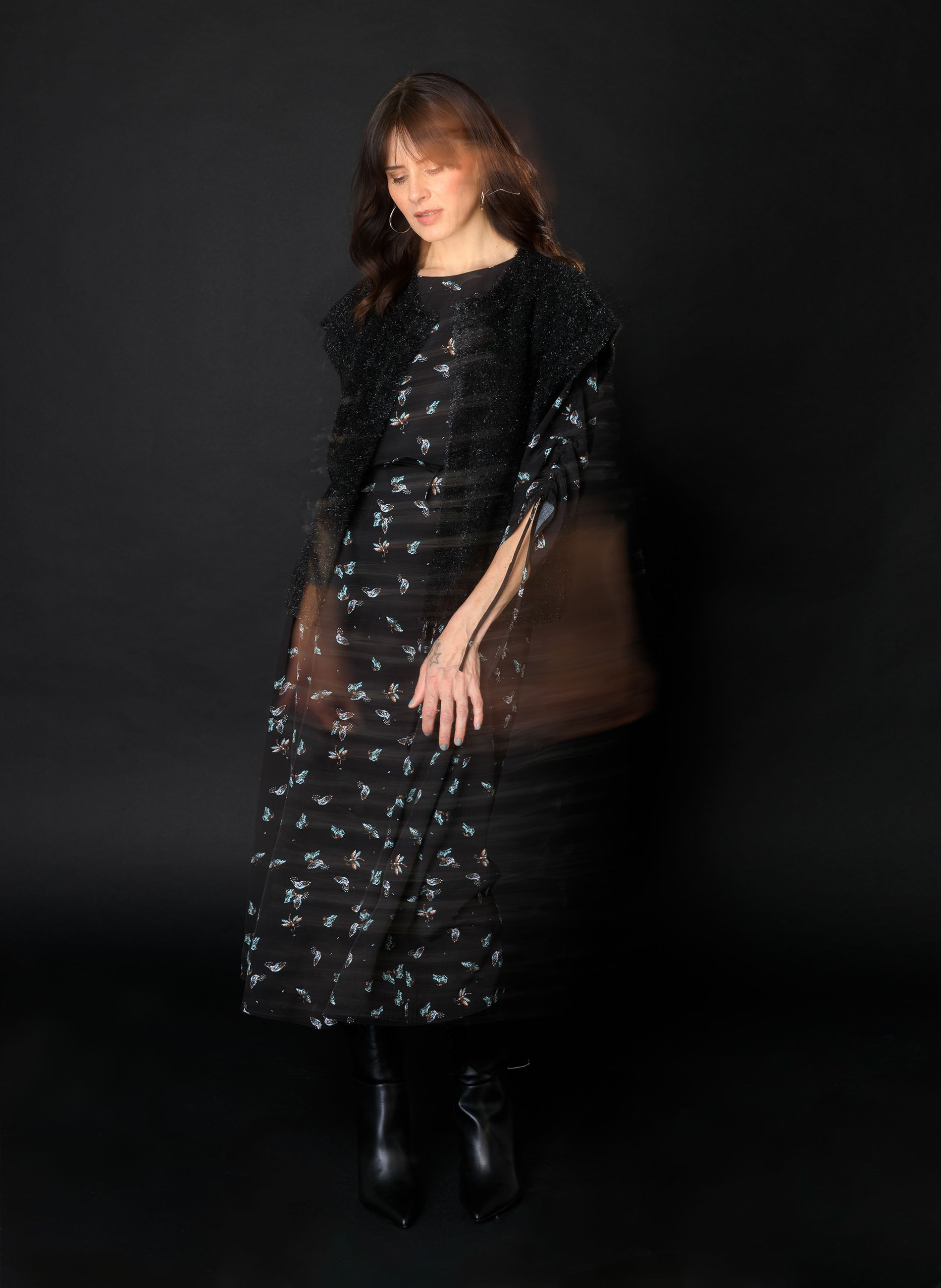 Dorina | Black/Multi-Colour