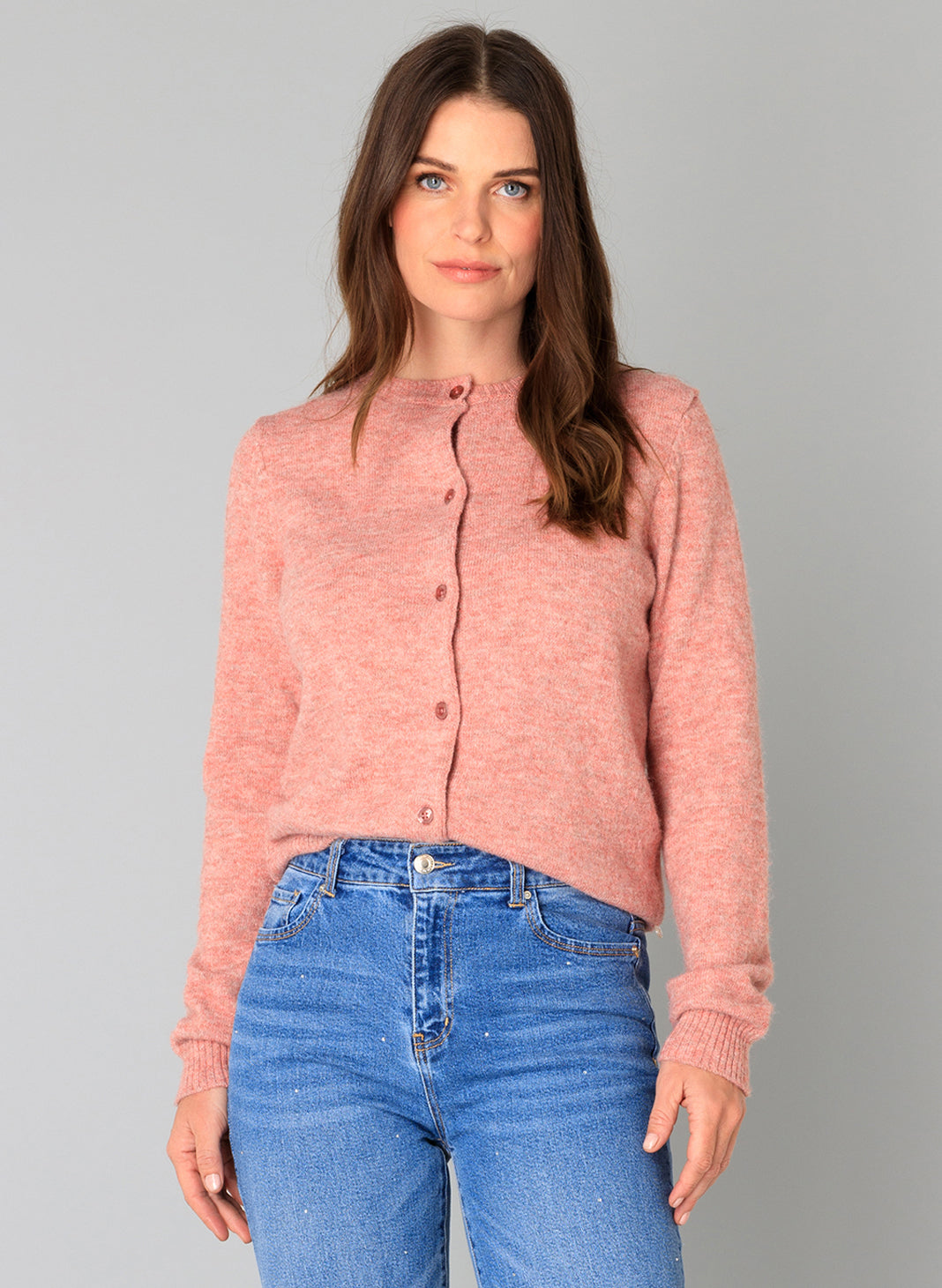 Naomi Essential | Dunkelrosa/Melange