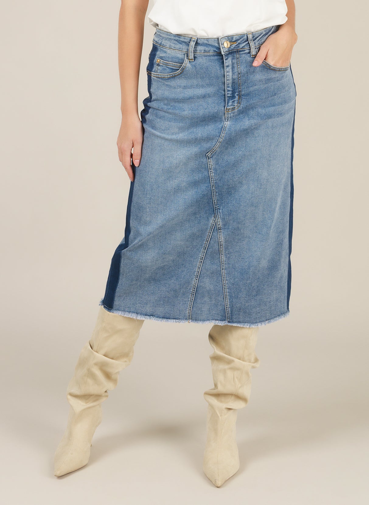 Iris | Bleach Blue Denim