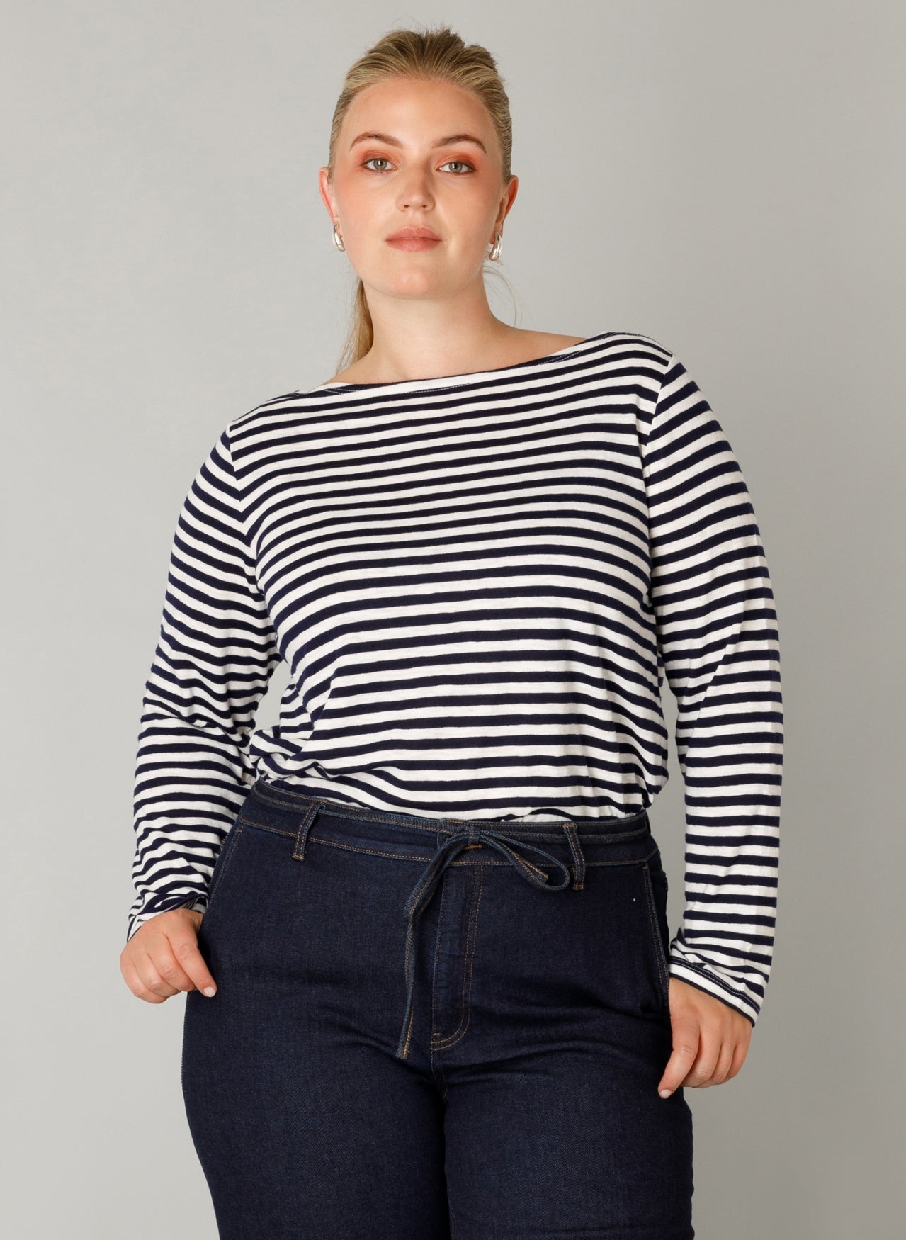 Farn | Dunkelblau/Off-White